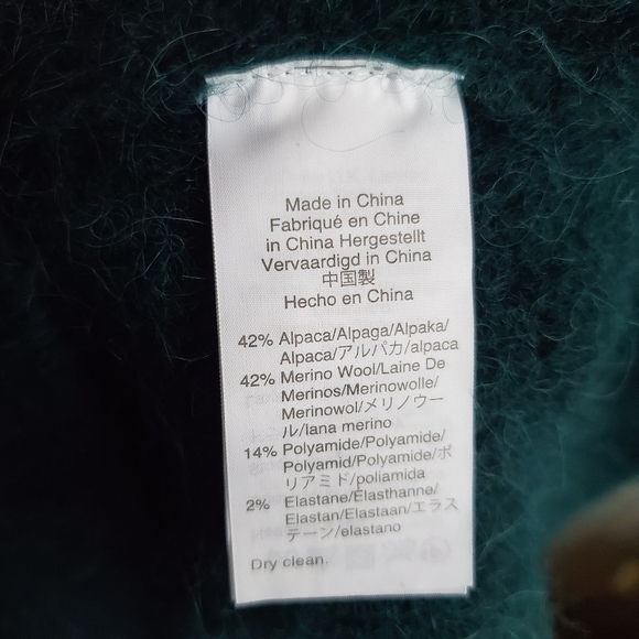 J. Crew Puff-Sleeve Fuzzy Sweater size 2X NWT - Picture 8 of 8